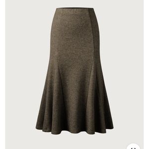 OGL Brown Midi Skirt